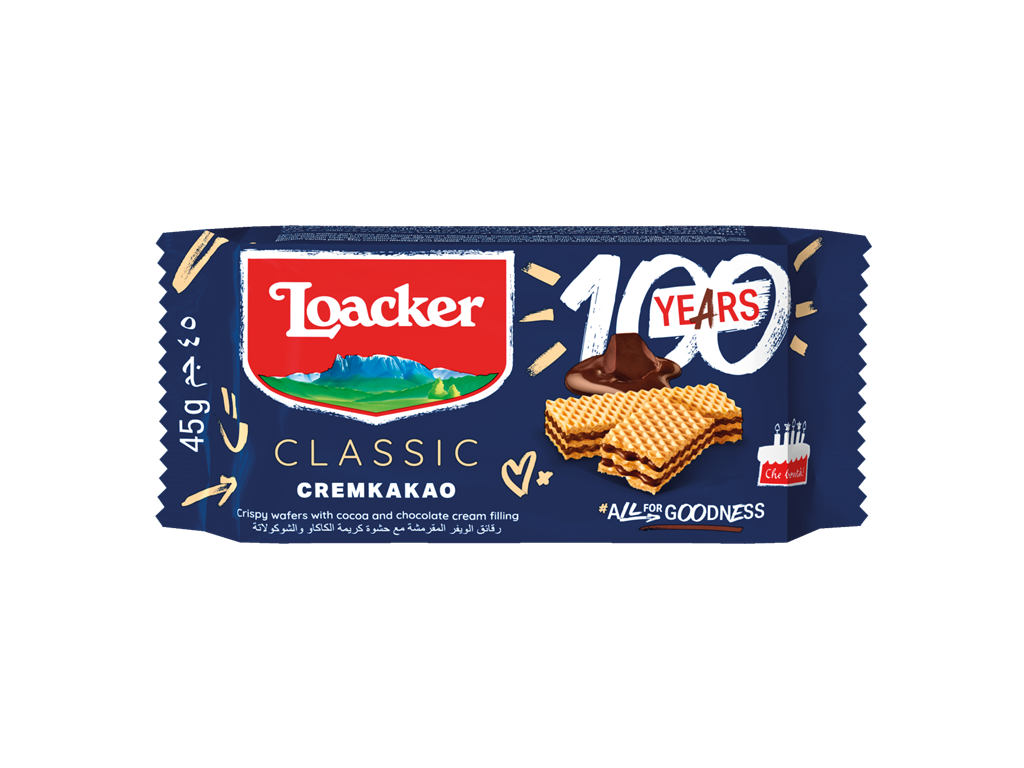 ウエハース クラシック クリームカカオ (チョコレート＆カカオ)｜ロアカー (ローカー)【Loacker】