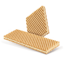 Gaufrette pour glace